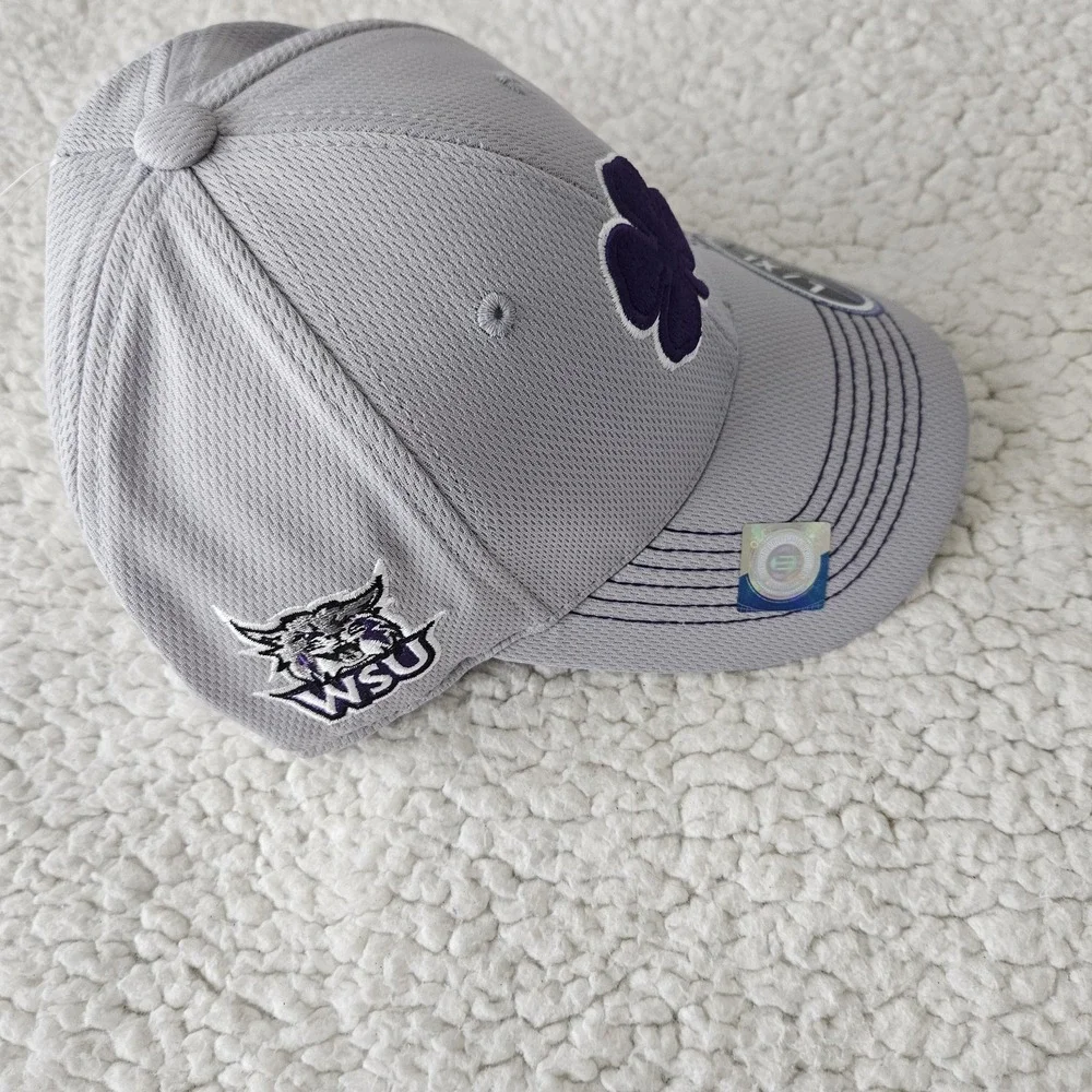 BLACK CLOVER LIVE LUCKY WEBER STATE UNIVERSITY WSU WILDCATS CAP GRAY L/XL NWT